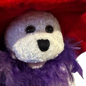 Chantilly Lane Musicals 19" Singing Bear “Girls Just Want To Have Fun" w/ Tag